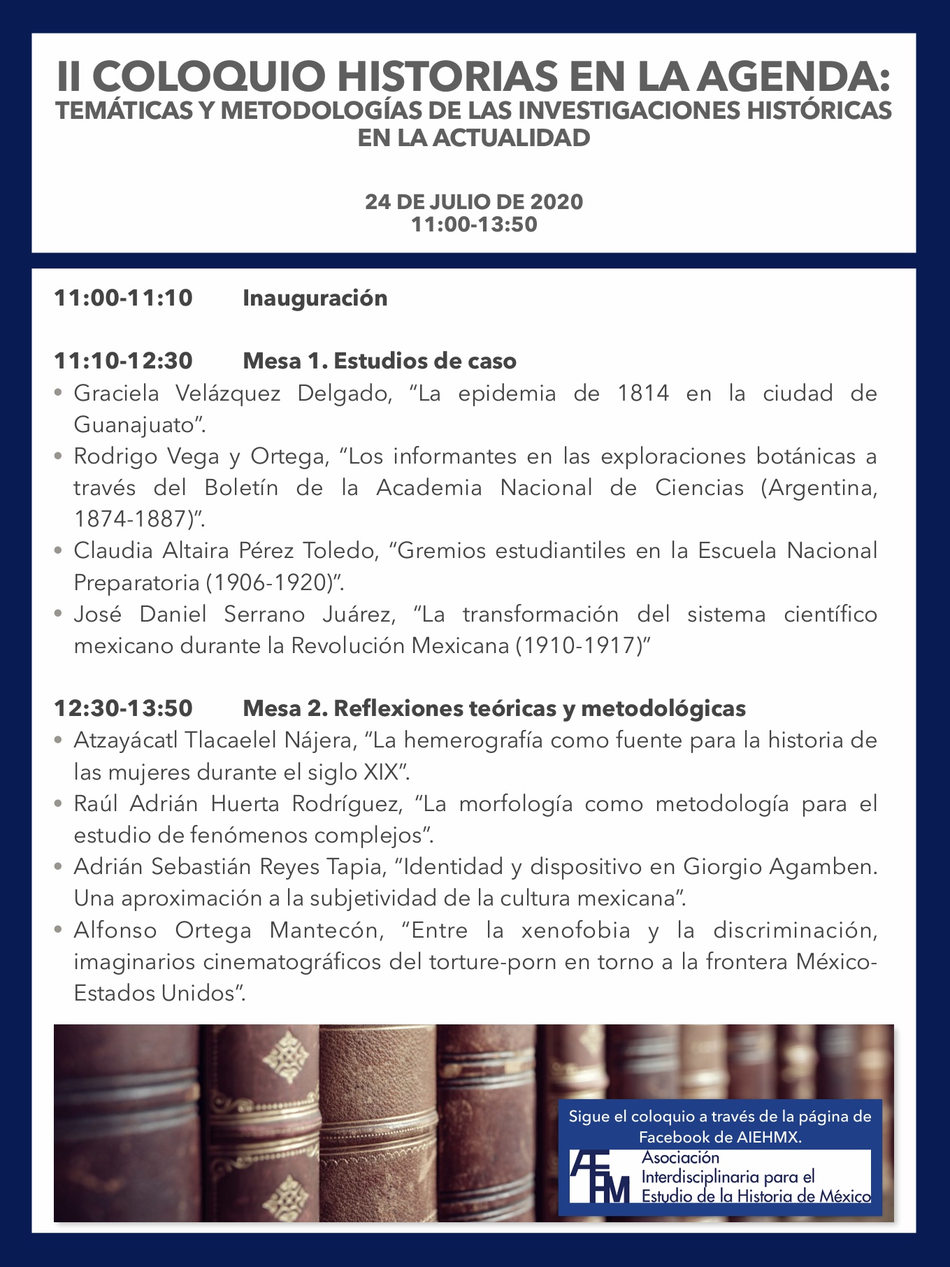 Historias en la agenda