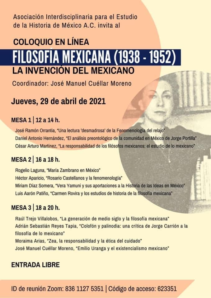Filosofía mexicana 1938-1952